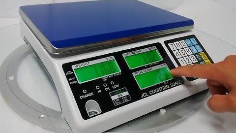 Cân đếm điện tử Jadever JCL - HDSD chức năng đếm cộng dồn!