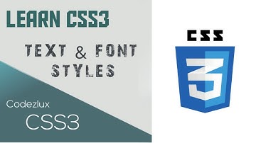 Learn CSS Properties | Lecture 09 | Text & Font Style | Codezlux