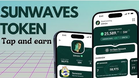 HOW TO START MINING SUNWAVES TOKEN || EARN MONEY ONLINE