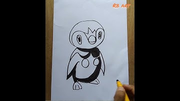 how to draw piplup | Pokemon