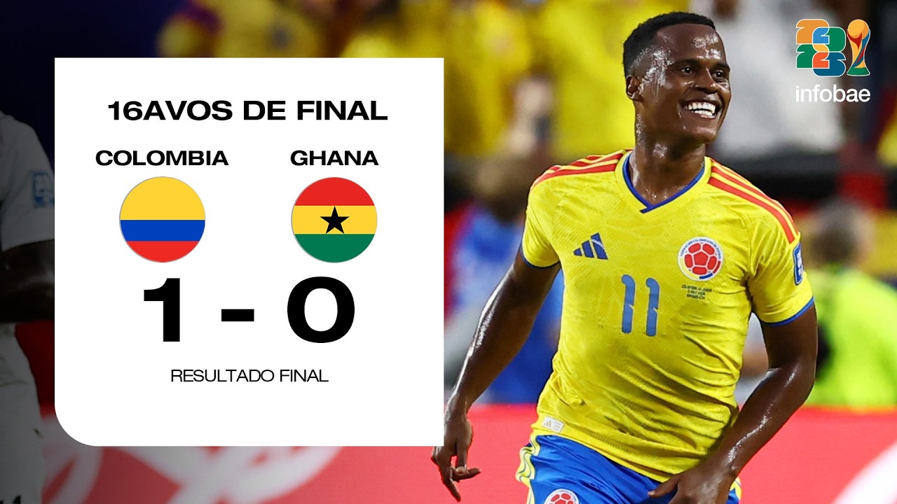 ¡COLOMBIA VENCIÓ a GHANA y logró la CLASIFICACIÓN! | Colombia 1-0 Ghana | Resumen