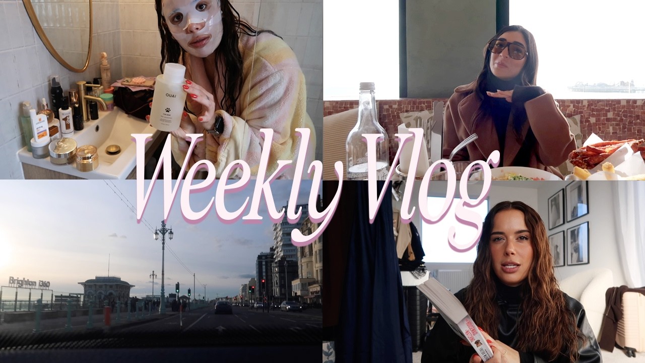 WEEKLY VLOG: Valentines day, Amelia Liana in Brighton and trying new beauty | Suzie Bonaldi