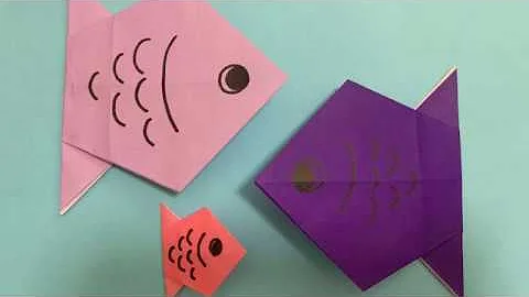 折り紙魚簡単