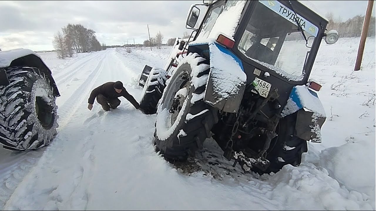 Ноябрьская вспашка! #35 Технику - на зимовку