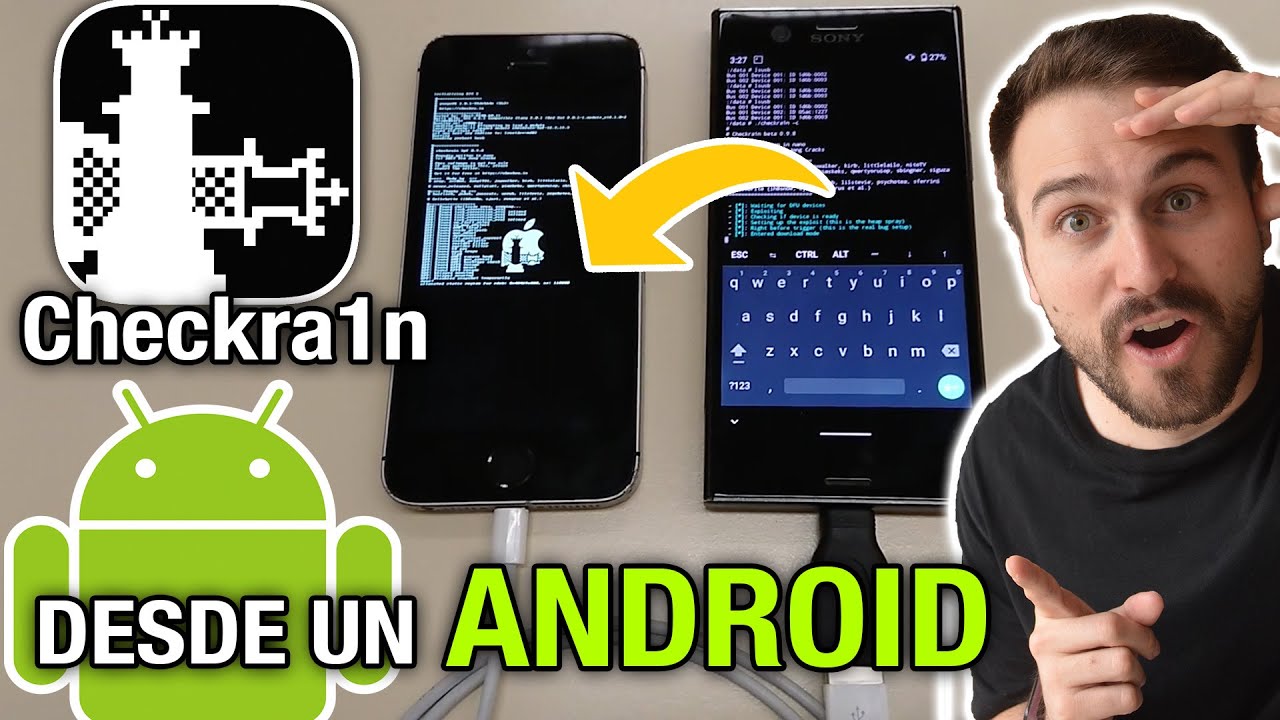 Checkra1n Jailbreak SIN PC desde un MOVIL ANDROID conseguido 😱