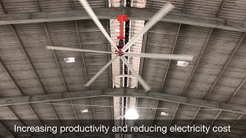 Factory Fan 5.5m HVLS Fan  QUẠT TRẦN 5,5M HVLS
