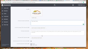 [Web] Add boilerplate text to your estimates, invoices and receipts