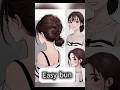 #viral “Messy yet classy ✨—the easy bun you’ll love!”#trendingshorts