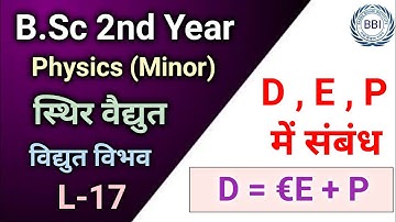 Relation between electric field intensity , displacement vector and dielectric polarization vector