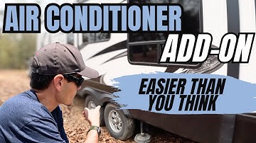 How to add a second air conditioner to your RV!  Full time RV life!