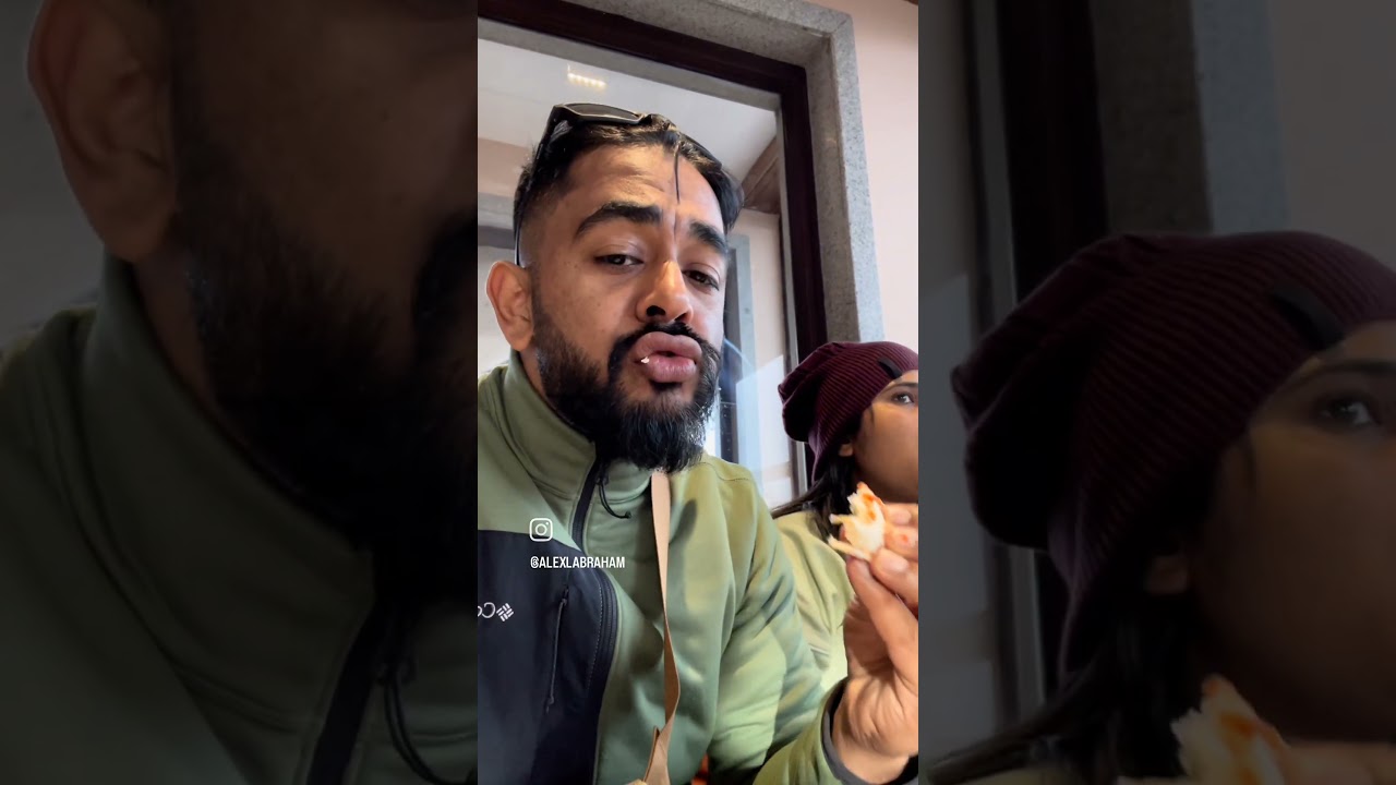 how to eat pizza #landour #pizza #pizzaloversunite #mountainview