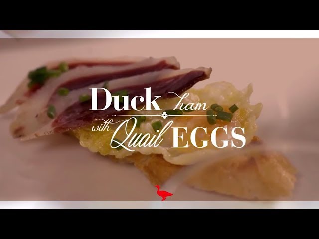 MALVASIA DUCK HAM WITH QUAIL EGGS