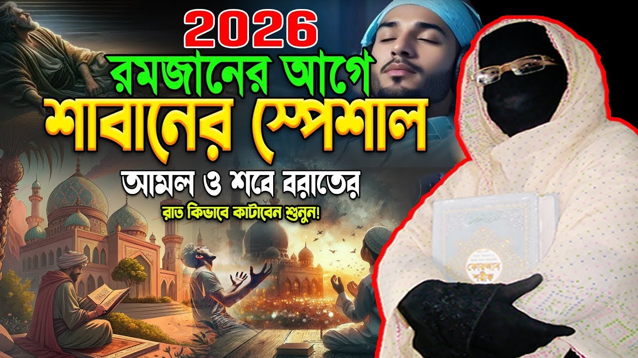 রমজানের আগের-স্পেশাল কিছু আমল এখনই শুনুন | নারী বক্তা সকিনা বেগম | mohila waz nari bokta waz 2026
