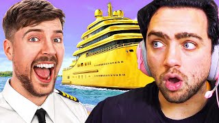 $1 VS $1,000,000,000 Yacht! | Mizkif Reacts to MrBeast