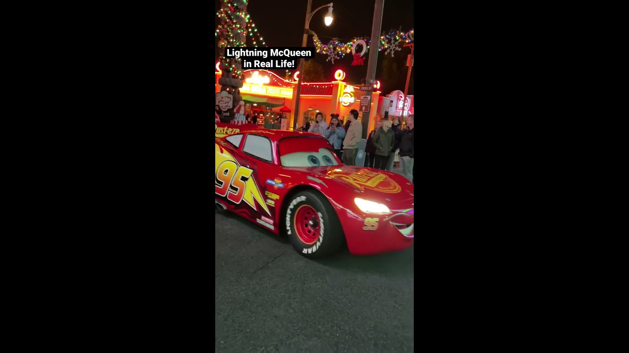 Lightning McQueen at Disney California Adventure #shorts