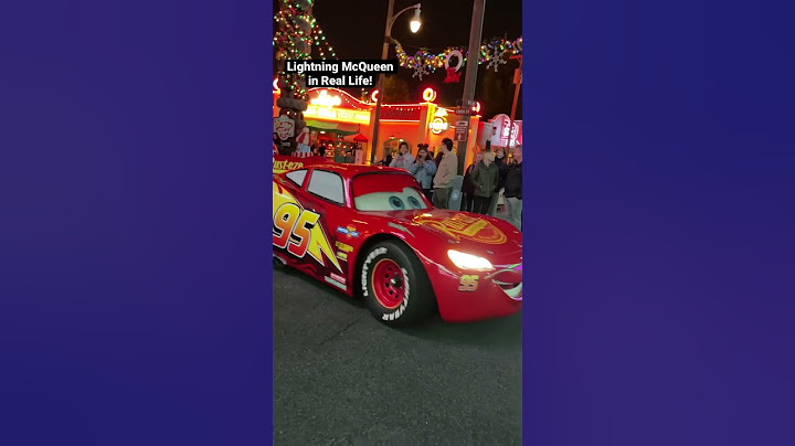 Lightning McQueen at Disney California Adventure #shorts