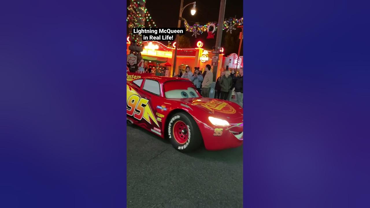 Lightning McQueen at Disney California Adventure #shorts