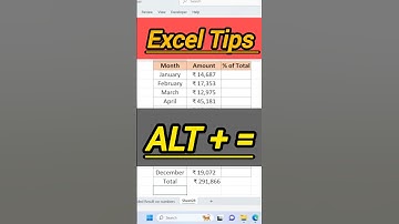 Excel Tips #shorts #short #shortvideo #shortsvideo#youtubeshorts#youtube #viral #viralvideo#ytshorts