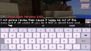 Minecraft pe 0.11.1 ghost hack mod