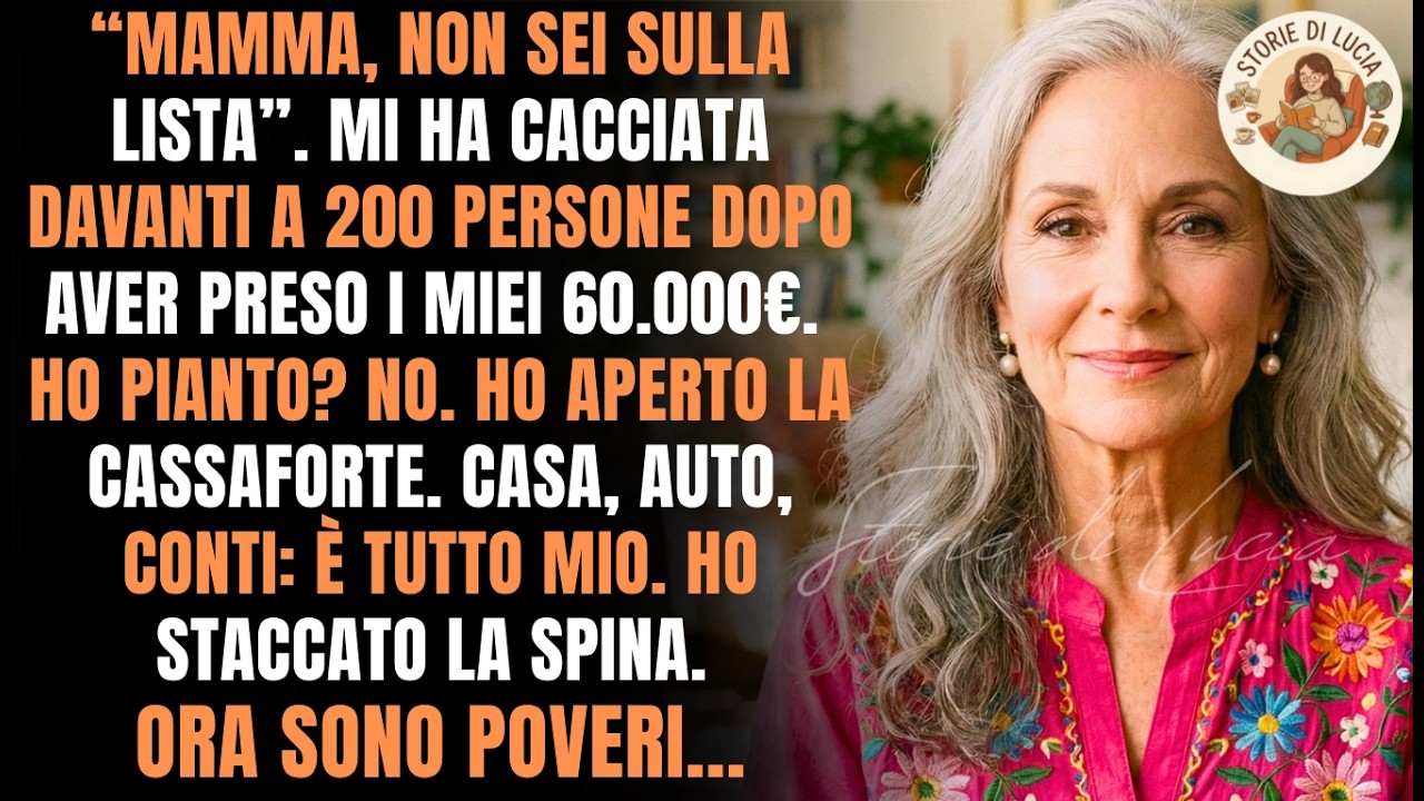Ho pagato 60.000€ per le Nozze, ma Mio Figlio mi ha Cacciata. La Mia Vendetta li ha Distrutti 😱🔥