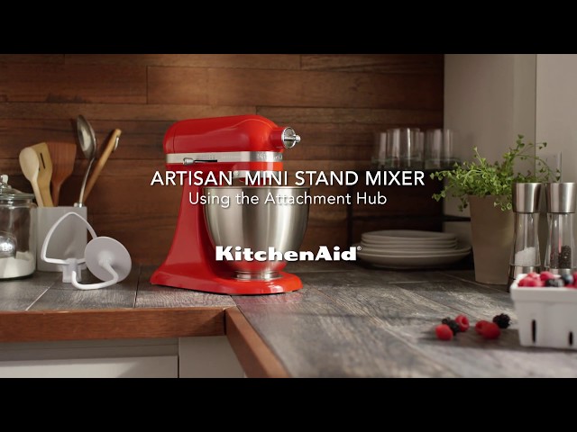 New attachments help make kitchenaid® stand mixer A true “culinary center”