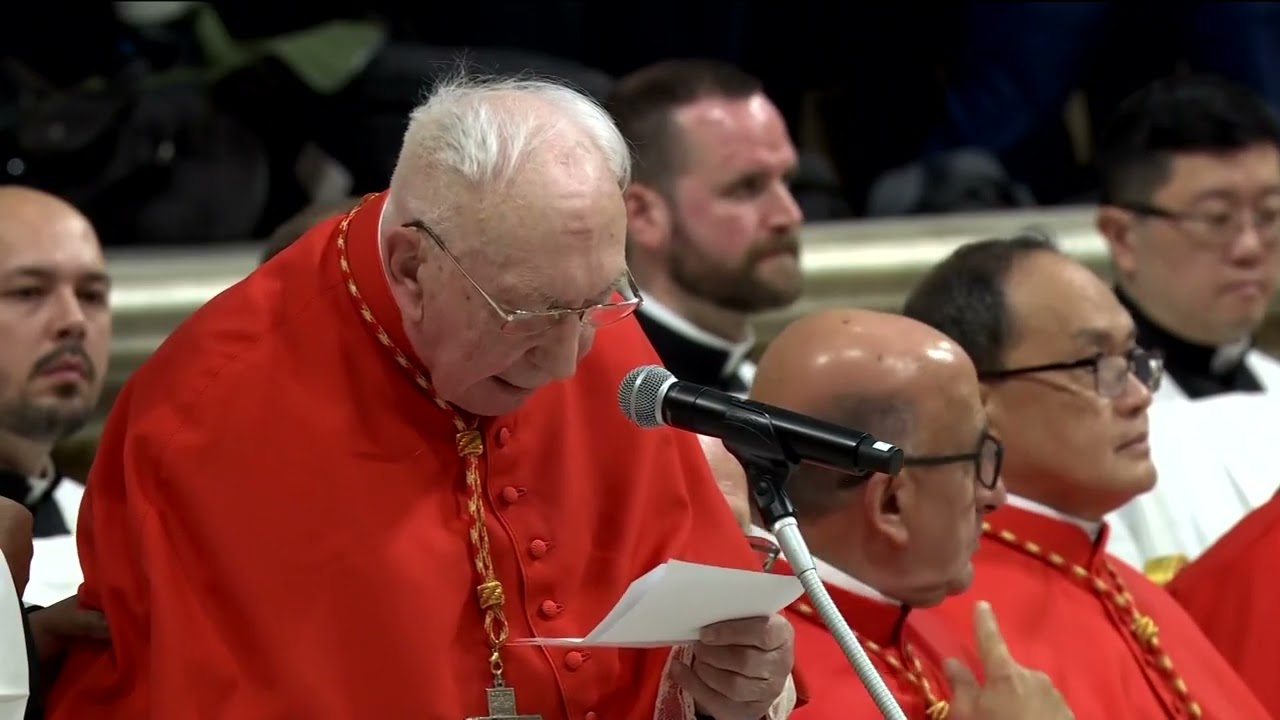 Mons Angelo Acerbi nominato cardinale da Papa Francesco oggi nella Basilica di San Pietro 07122024