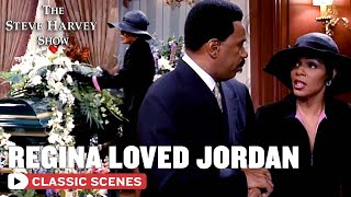 Regina's Late Husbands Funeral | The Steve Harvey Show