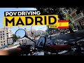 Madrid, Spain - POV Driving BMW GS1200 Adventure