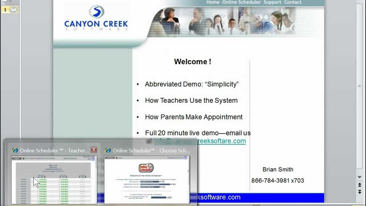 Online Scheduler™ Demo!