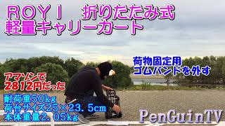 折りたたみ式　キャリーカート　ＲＯＹＩ　釣りなどに便利！見た目もかっこいい