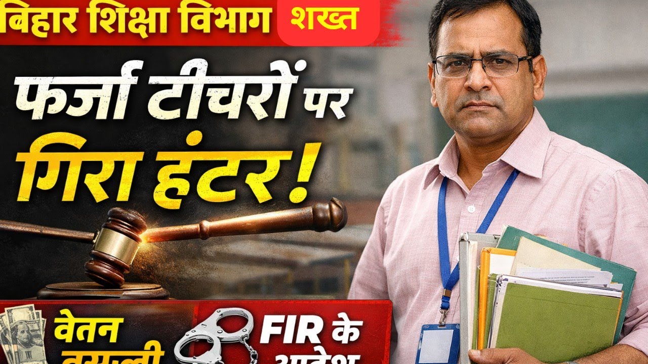 Bihar Teacher news | बिहार में फर्जी शिक्षकों पर बड़ा एक्शन 🔥 | Niyojit Teacher | विशिष्ट शिक्षक 