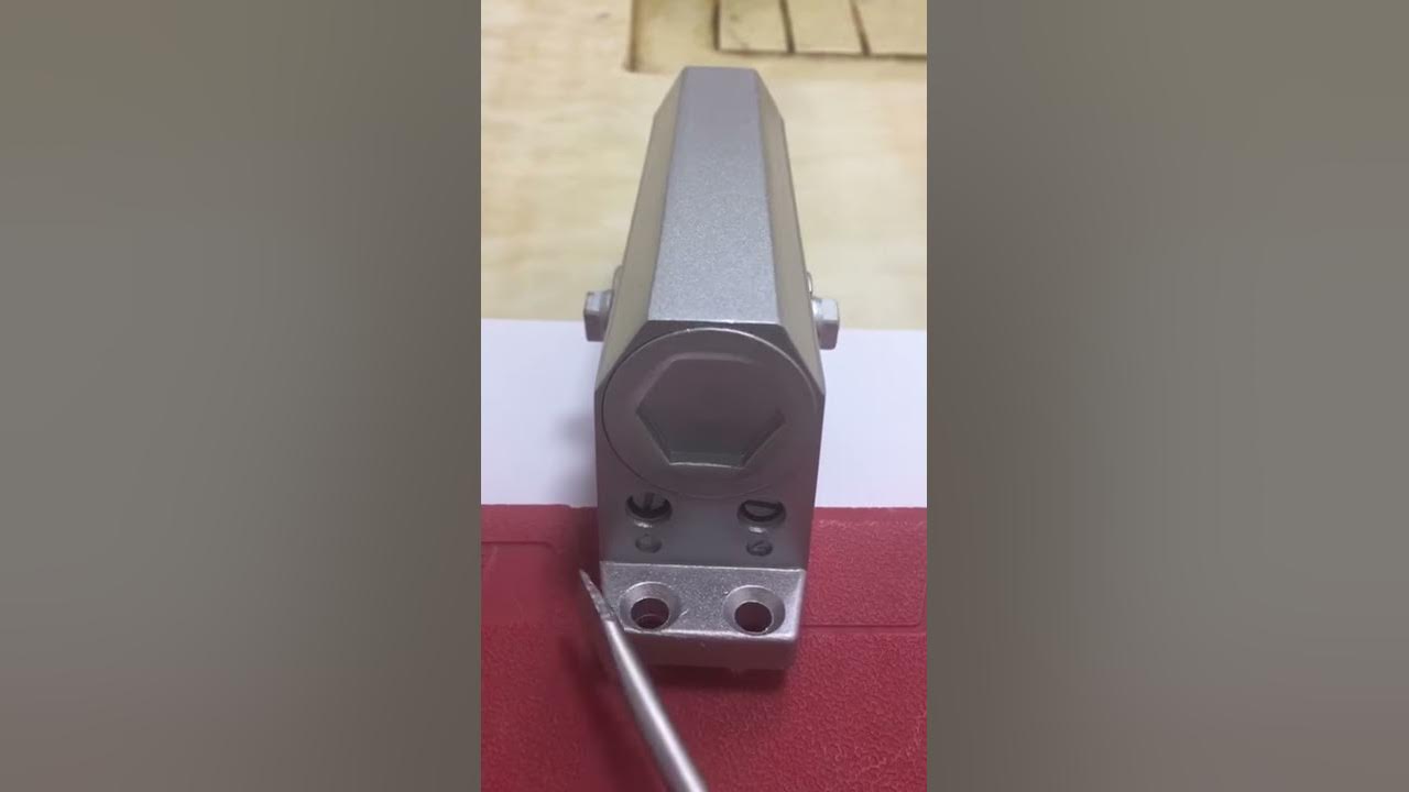 How to adjust a standard door closer speed? YouTube