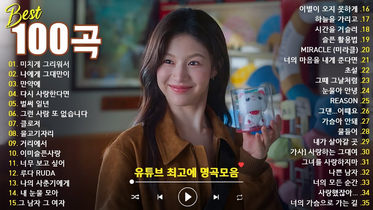 듣기만 해도 설레는 1990~2026년 발라드모음 우리가 사랑했던 추억노래 🌹 소울스타,원티드,민경훈,문명진,루다,이승기,더씨야,에일리, 다비치, 양파,김범수,숙희,이소라