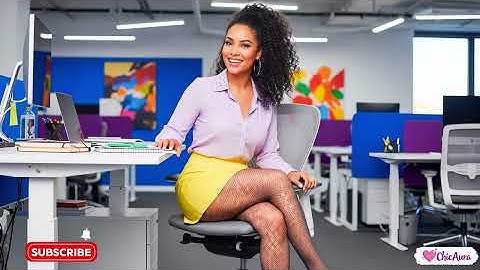 🖋️ High Heels, High Standards — Inside a Perfect Office Day | 4K