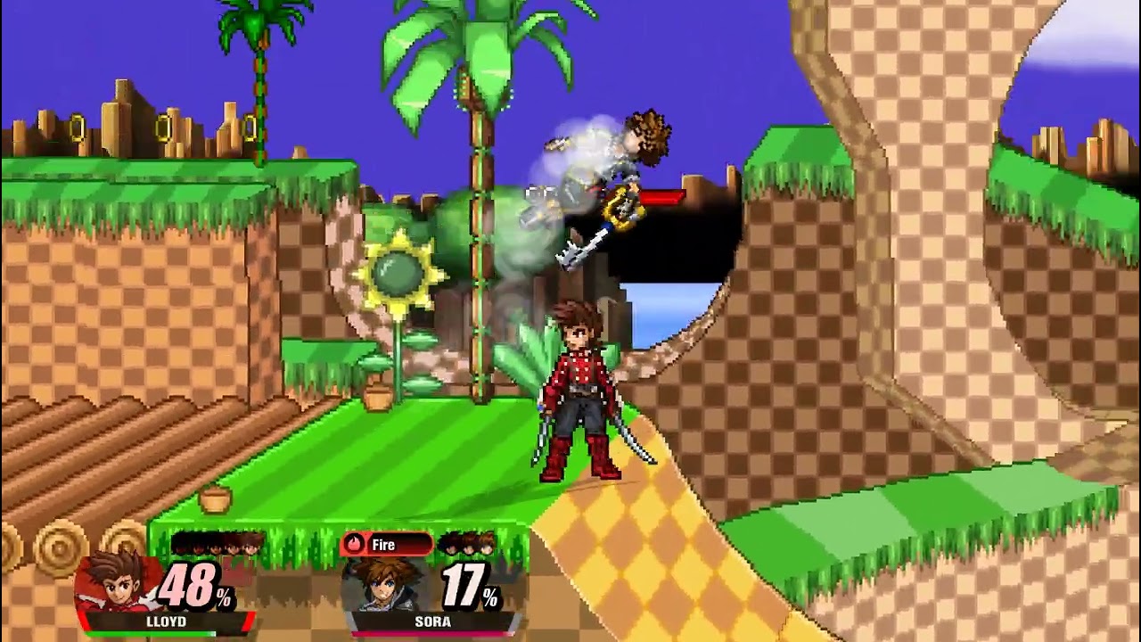 super smash flash 2: lloyd vs sora