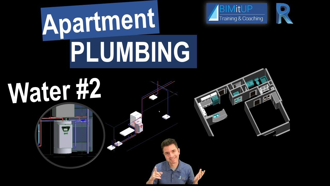 Apartment Plumbing in Revit Water Part 2 - YouTube