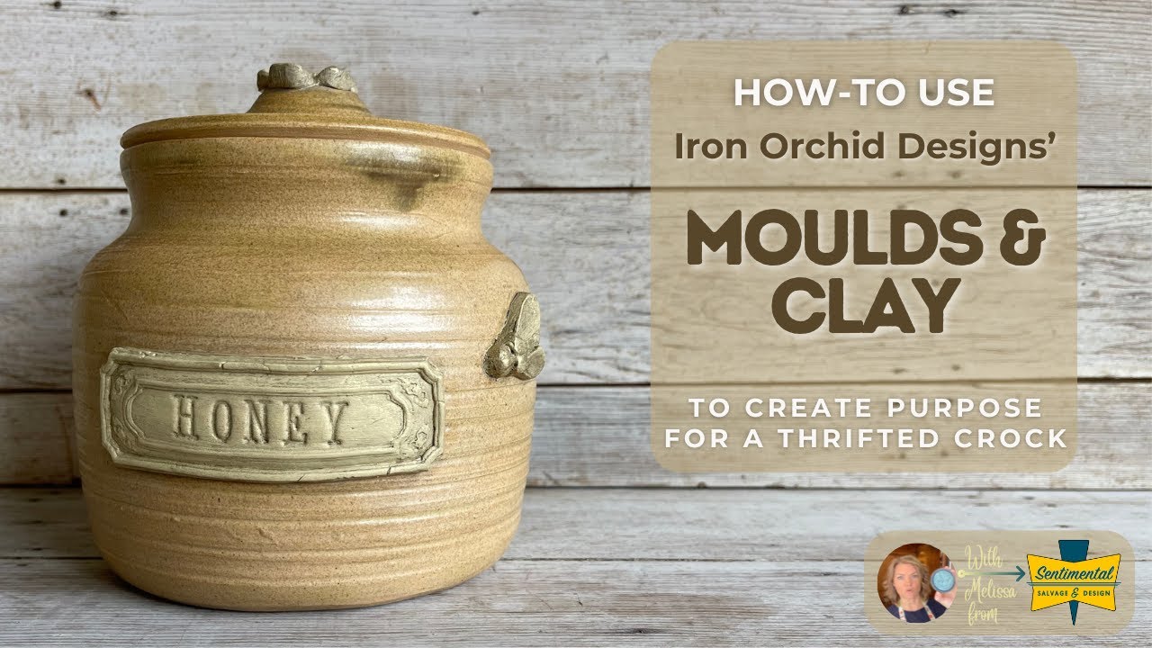 How to turn a plain, thrifted crock into a Honey Crock!