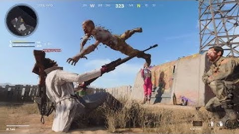 Michael the zombie Execution stand,prone,Downed