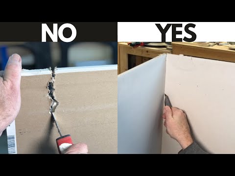 วีดีโอ: พวกเขาตัด drywall อย่างไร? วิธีการตัด drywall