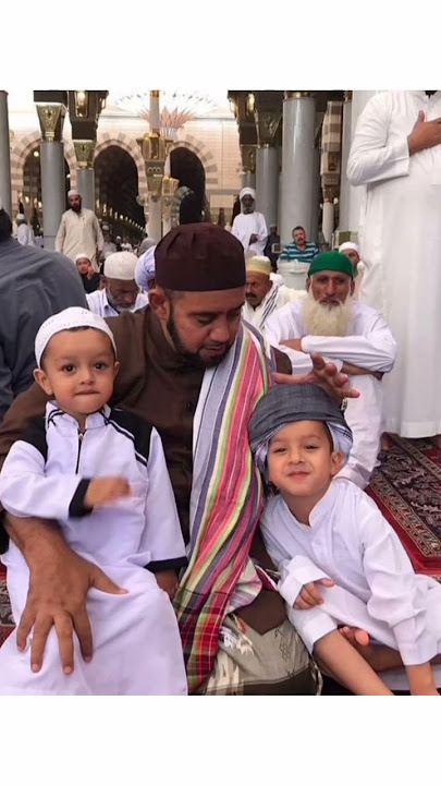 Sebagian cucu habib Syech 🤗 Hadi Assegaf, Abdurahman Assegaf & Fatimah Assegaf 🤗
