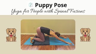 Puppy Pose - Yoga For People With Spinal Fusions