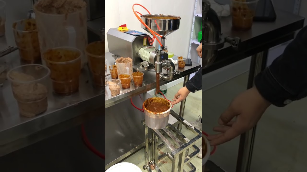 Sauce filling machine,rotor pump filler for sauce,paste,jam