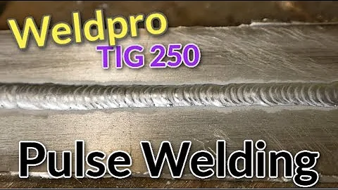 Aluminum PULSE with the TIG 250 from Weldpro