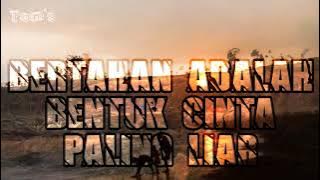 bertahan adalah bentuk cinta paling liar tom's