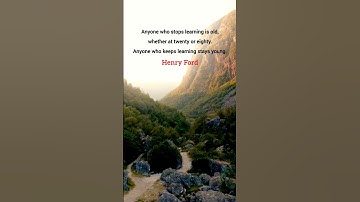 Anyone Who Stops Learning Is Old / Quotes @EnglishEmporium3 #keeplearning #english #shorts #viral