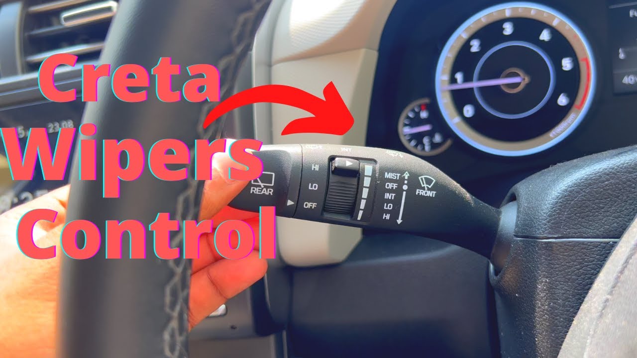 Hyundai Creta Wipers Control Explain || 2022 || SX