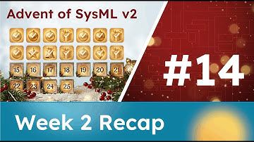 Lesson 14 - Week 2 Recap | Advent of SysML v2