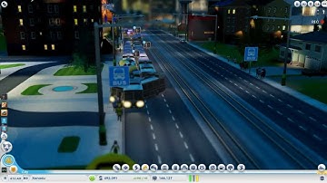 SimCity 2013 Bus Bug Fail