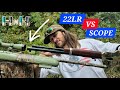 Rim fire BULLET VS Rim fire SCOPE!!
