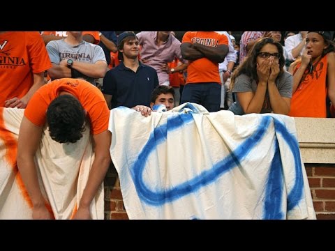Virginia Fan Crushed After Notre Dame Scored Game Winning Touchdown